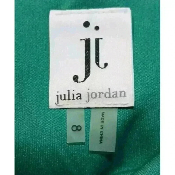 Julia Jordan Women's Cold Shoulder Dress Green Size 8 NWT Timeless Style - Picture 3 of 8